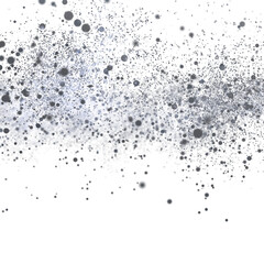 Poster - High-resolution image of abstract dust particles, perfect for backgrounds and design projects.