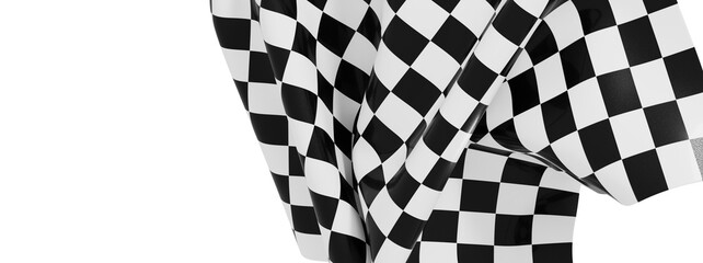 Poster - High-resolution image of a checkered flag, perfect for backgrounds, websites, or design projects.  Download now!