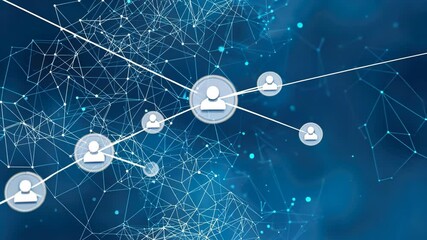 Fototapete - Explore intricate designs and vibrant connections that showcase the essence of digital networking and data flow