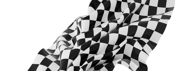 Poster - High-quality image of a checkered flag, perfect for racing, sports, and competition themes. Download now!