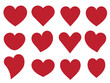© Maranatha - Collection of different red hearts