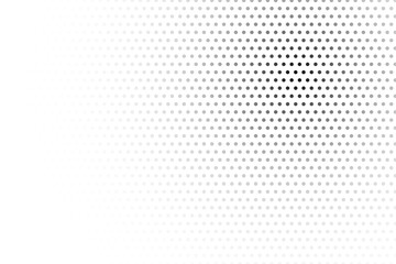 Poster - Abstract background consisting of small dots and circles. Disappear effect.