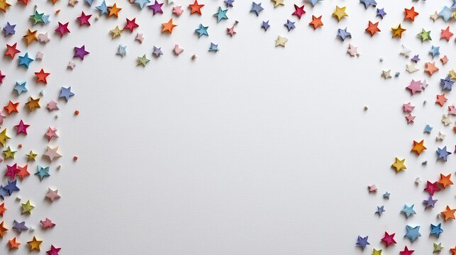 Clean and Elegant Star Arrangement Celebrating American Independence Day