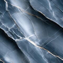 Poster - Rich black marble texture featuring deep grey stone patterns with golden veining, perfect for interior decor and designer backgrounds SEAMLESS PATTERN