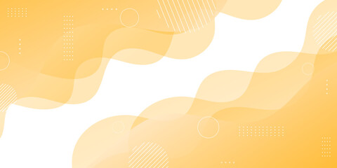 Fototapete - Orange pastel wave background with gentle shapes and sunny vibes. Perfect for joyful visuals, kids content, and organic branding.