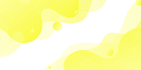 Fototapete - Bright yellow abstract background with flowing waves and light tones. Perfect for creative visuals, children’s content, and cheerful marketing.