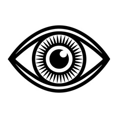 Poster - Eye graphic vector illustration for vision concept and ophthalmology design projects and medical use