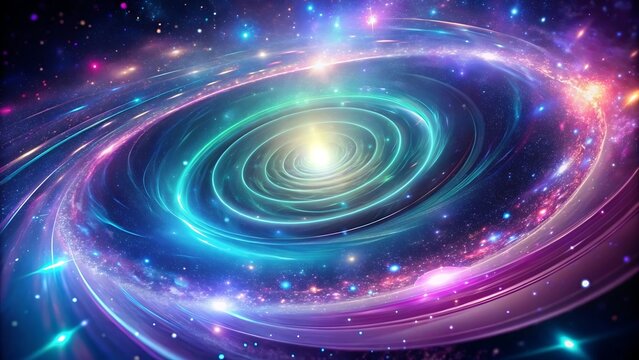 spiral galaxy in space