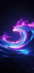 Wall Mural - abstract blue background