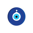 © starrynight - Turkish Evil Eye Nazar Boncugu Icon Vector Design.