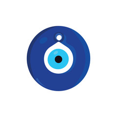 Poster - Turkish Evil Eye Nazar Boncugu Icon Vector Design.