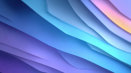 Poster - Waves of textured paper in various shades intertwine, forming an eye-catching abstract pattern. The smooth gradients create a calming and dynamic visual effect.