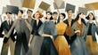 © mila103 - A diverse group of individuals stand united with signs, expressing their viewpoints on social issues in an urban environment. They display determination and solidarity during the protest.