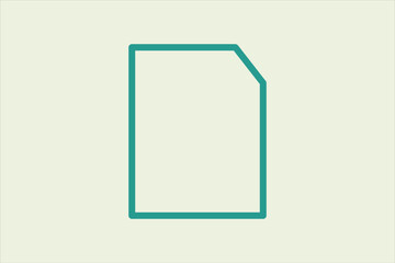 Poster - File icon. icon related to UI elements. suitable for web site, app, user interfaces,element, printable etc. line icon style. simple vector design editable