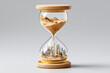© Amazight - Time's Passage: An hourglass, intricately crafted with a cityscape encased in sand, symbolizes the relentless flow of time and the ephemeral nature of urban life.