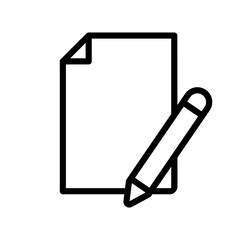 Fototapete - Notebook icon vector. Note illustration sign. Diary symbol. Copywriting web icons.