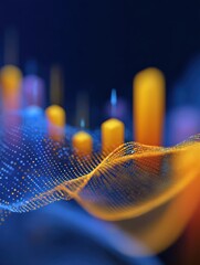 Poster - Abstract background for finance business website banner