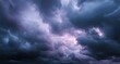© Echt&KIreativ - Massive storm clouds forming before a thunderstorm with deep shades of purple and grey