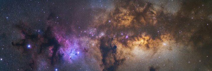 Poster - Cosmic exploration through vibrant stellar graphics highlighting the beauty of the universe