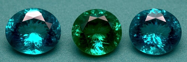 Aufkleber - Discovering the Beauty of Paraiba Tourmaline in Various Stunning Shades