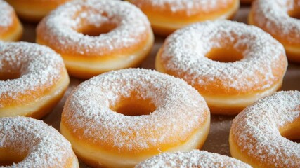 Poster - Delicious treats covered in a sweet and fluffy powdered sugar coating