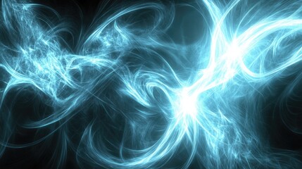 Aufkleber - Intricate, light teal abstract design.