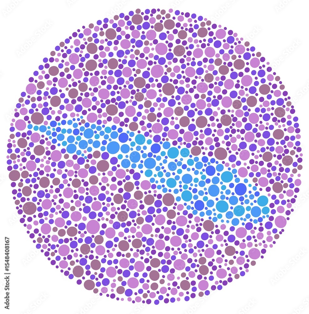 Color Blindness Test Image – Ishihara Chart with Hidden Numbers Vision ...