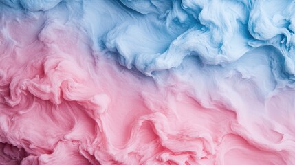 Poster - An abstract, soft background composed of flowing textures in shades of blue and pink, representing emotion and creativity in a visually captivating manner.