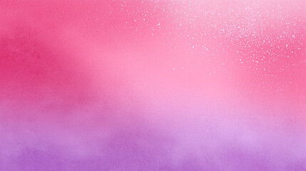 Poster - Colorful gradient background featuring a smooth blend from bright pink to soft purple with subtle sparkles throughout. Concept of graphic design, art projects, digital marketing