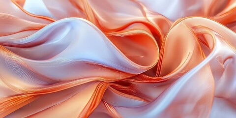 Poster - 
Abstract 3d modern wave background, burnt orange colors harmony, and Elegant. Abstract background with dynamic effect. Modern pattern.