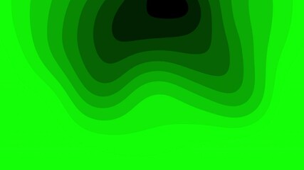 Poster - abstract green waves background