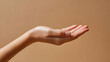 © Taufiq - Human Hand Palm Up Isolated On A Neutral Background Showing Skin Texture