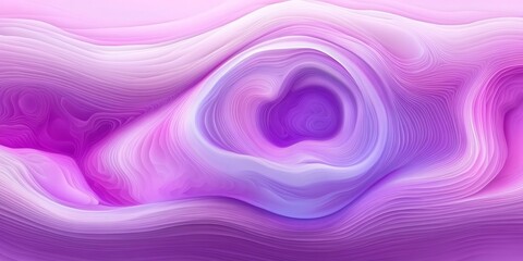Poster - Flowing lavender shades ripple and merge to create an abstract, vibrant surge