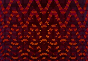 Poster - Vector of seamless wavy pattern