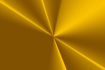 Poster - Full frame shot of light beams over yellow gradient background, copy space