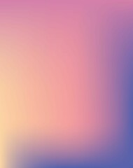 Poster - Vertical image of diffused purple to orange colour, calming background copy space