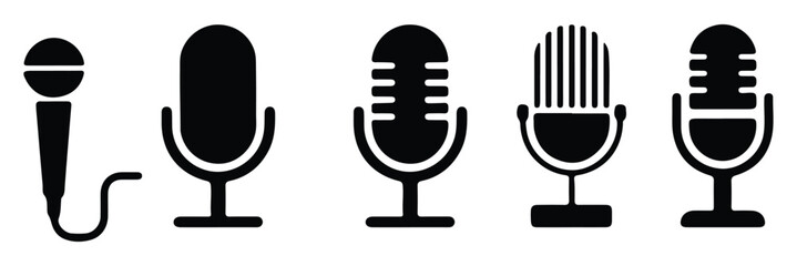 Poster - microphone mic icon, voice icon symbol buttons. Microphone icon. Microphone, Microphone icon, Mic icon, Sound icon, Audio icon, Microphone line icon, Microphone solid icon, Mic sign, audio. EPS 10. 