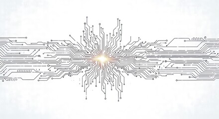 Poster - Abstract Circuit Board Design High-Resolution Technology Background Image