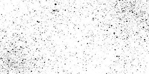 Poster - Abstract grunge texture effect scratch and dust particle grain on white background, Image includes a effect the black and white tones, abstract dot grunge effect for wall art.