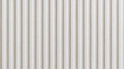 Poster - Neutral Textured Background with Vertical Ribbed Pattern in White