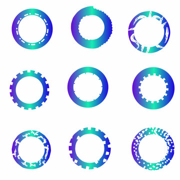 Gradient Tech Ring Elements Set