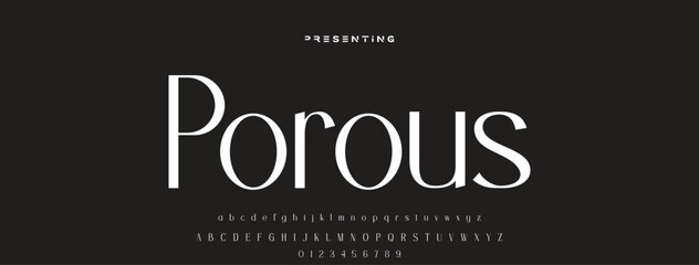 Poster - Elegant alphabet letters font logo. Typography luxury classic lettering serif fonts decorative wedding vintage retro logos, design for fashion, beauty shop and brand. vector illustration
