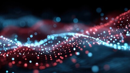Abstract science and digital technology background design