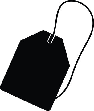 Tea bag icon symbol on white background Premium Vector
