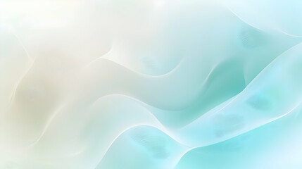 Wall Mural - Abstract light blue wave pattern background with flowing lines and smooth gradients