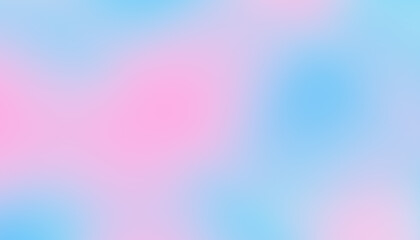 Poster - Blur and light noise abstract gradient overlay background colors blue and pink noise texture