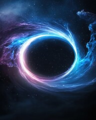 Wall Mural - cosmic vortex of light in deep space space cosmic light vortex universe cosmos nebula galaxy portal