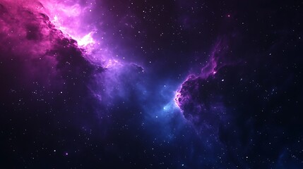 Stunning deep space nebula with vibrant colors and sparkling stars for cosmic exploration