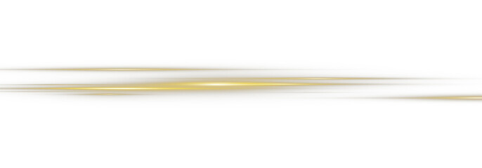Aufkleber - Png Glowing horizontal line of yellow light with shining glow and beam effect. Futuristic energy strip with shimmer, glare and neon glow.