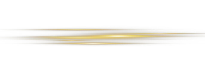 Aufkleber - Png Glowing horizontal line of yellow light with shining glow and beam effect. Futuristic energy strip with shimmer, glare and neon glow.